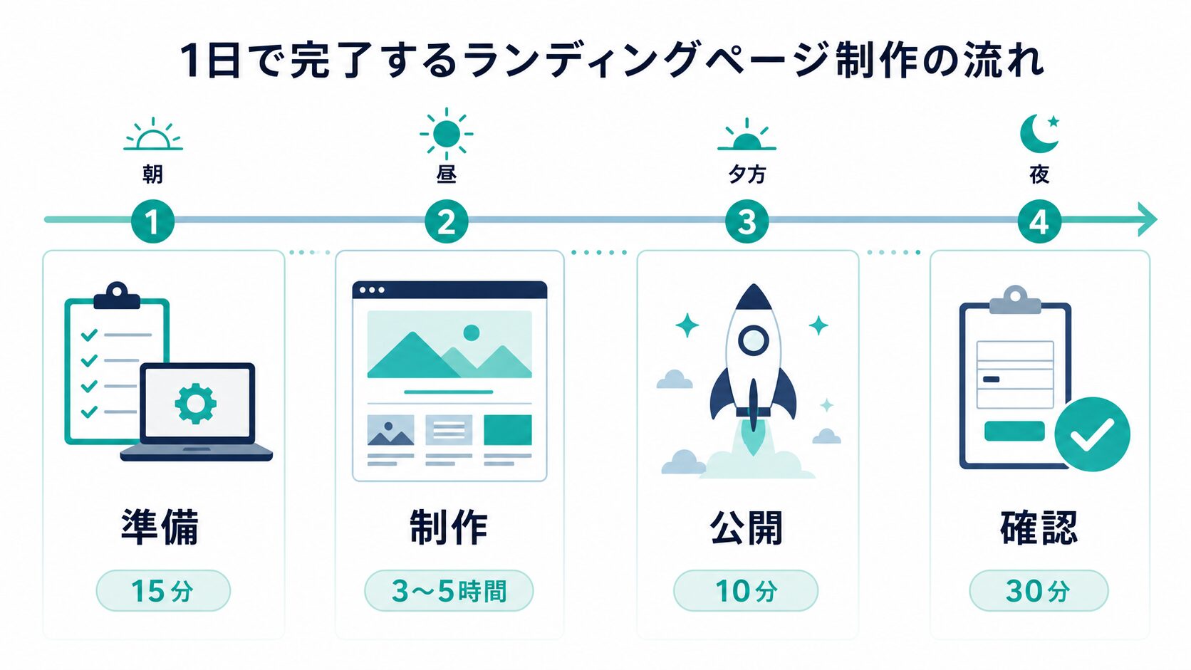 1日でLPを作成して公開する流れ