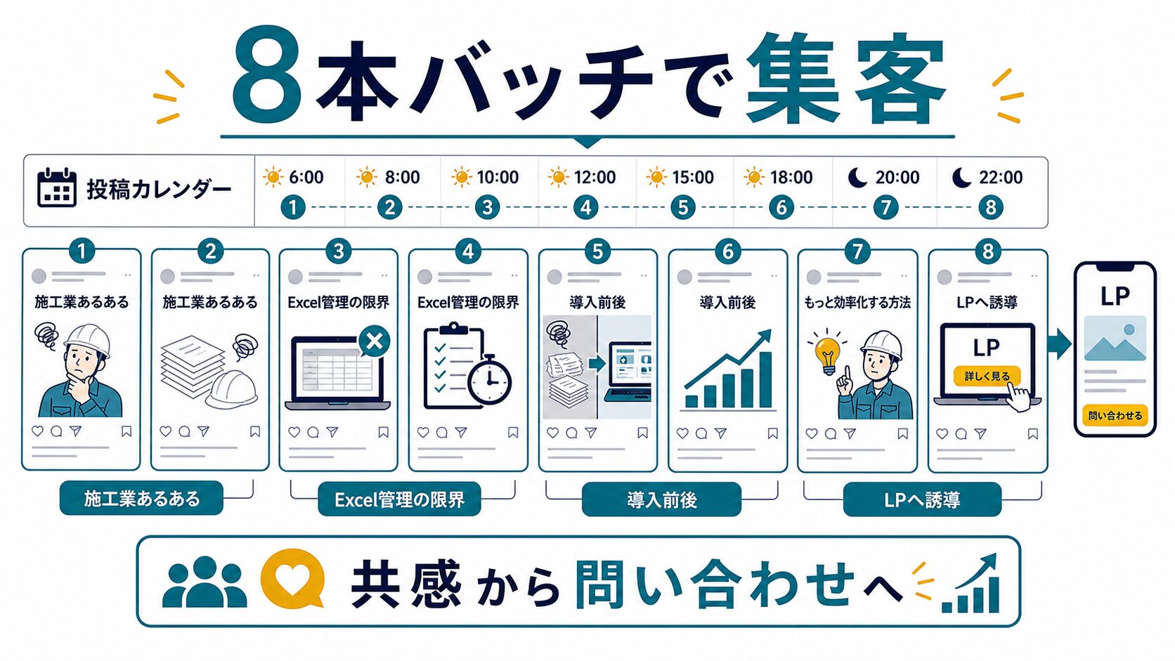 Threadsの8本バッチ投稿で集客する戦略